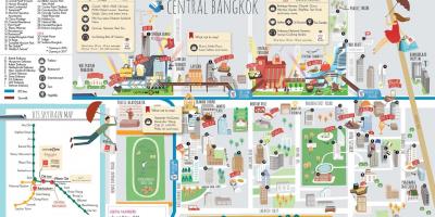 Bangkok Alışveriş Merkezi harita