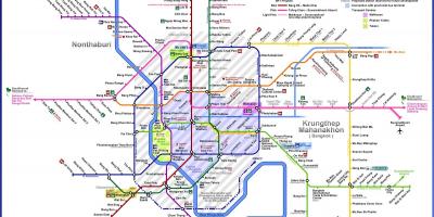 Bangkok otobüs güzergahı haritası