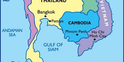 Bangkok Tayland harita