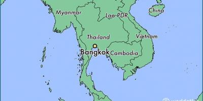 Bangkok haritası ülke