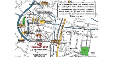 Hua lamphong tren istasyonu haritası
