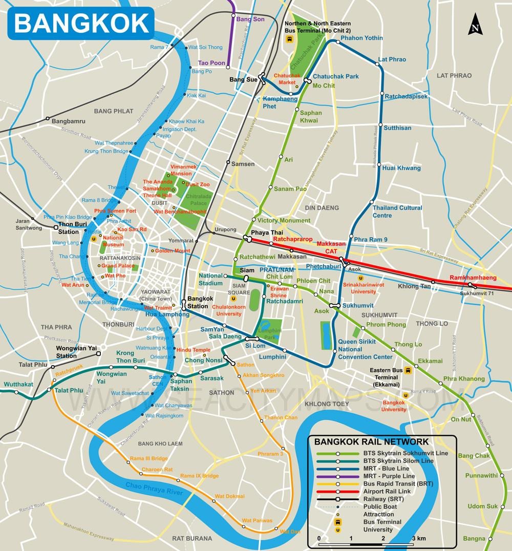bangkok şehir merkezi Haritayı göster 