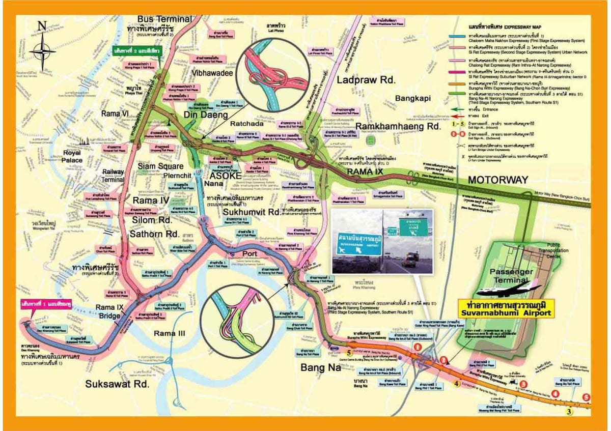 bangkok yolu göster 