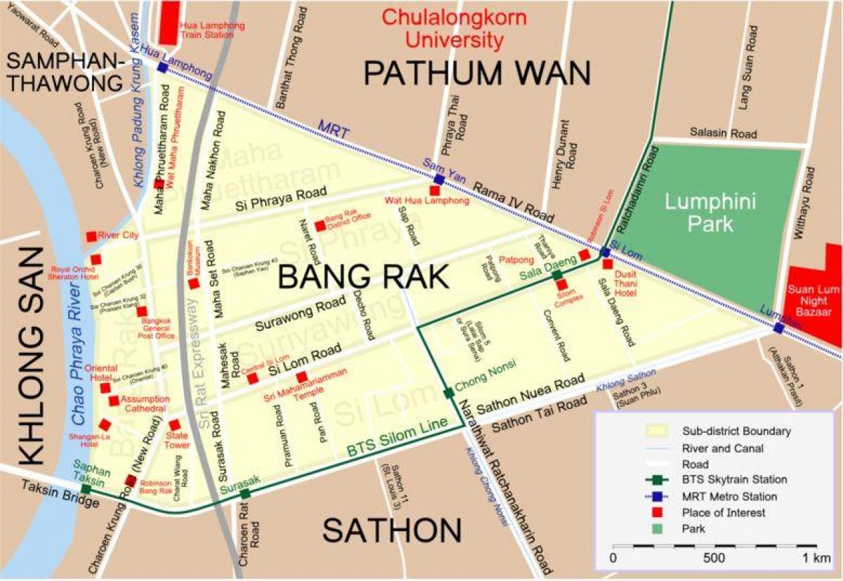 bangkok red light district haritası 