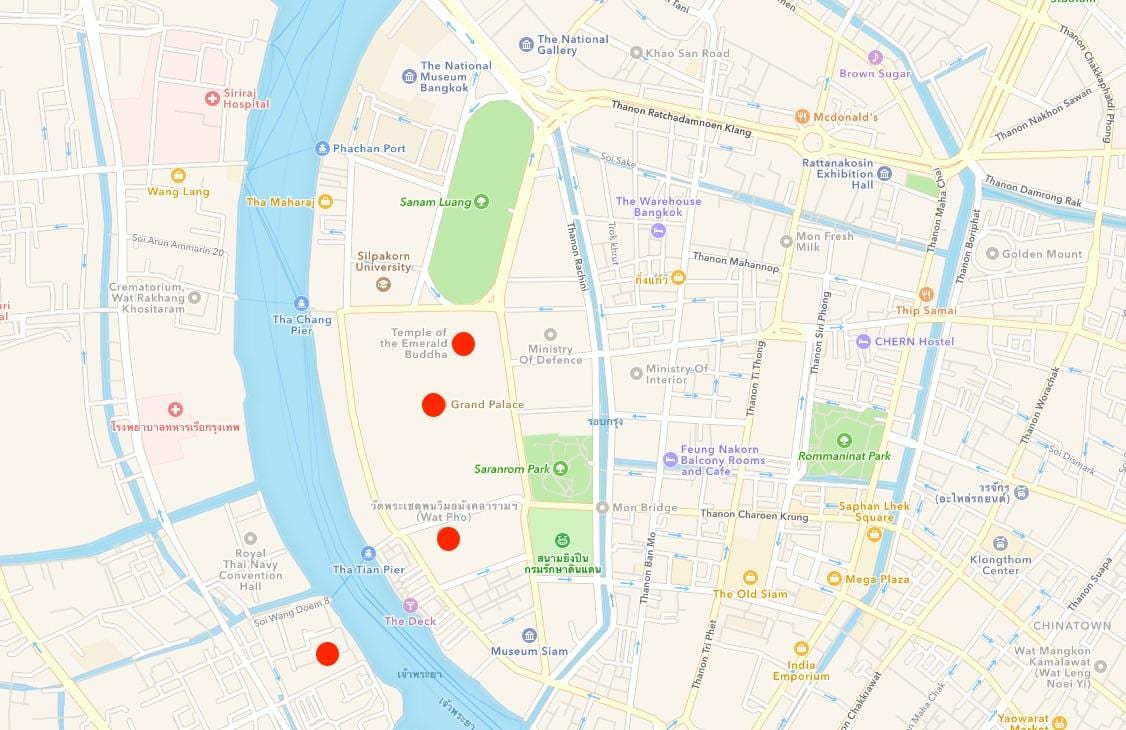 bangkok tapınaklar göster