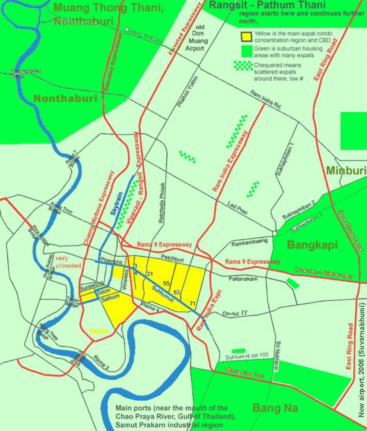 bangkok şehir merkezi Haritayı göster