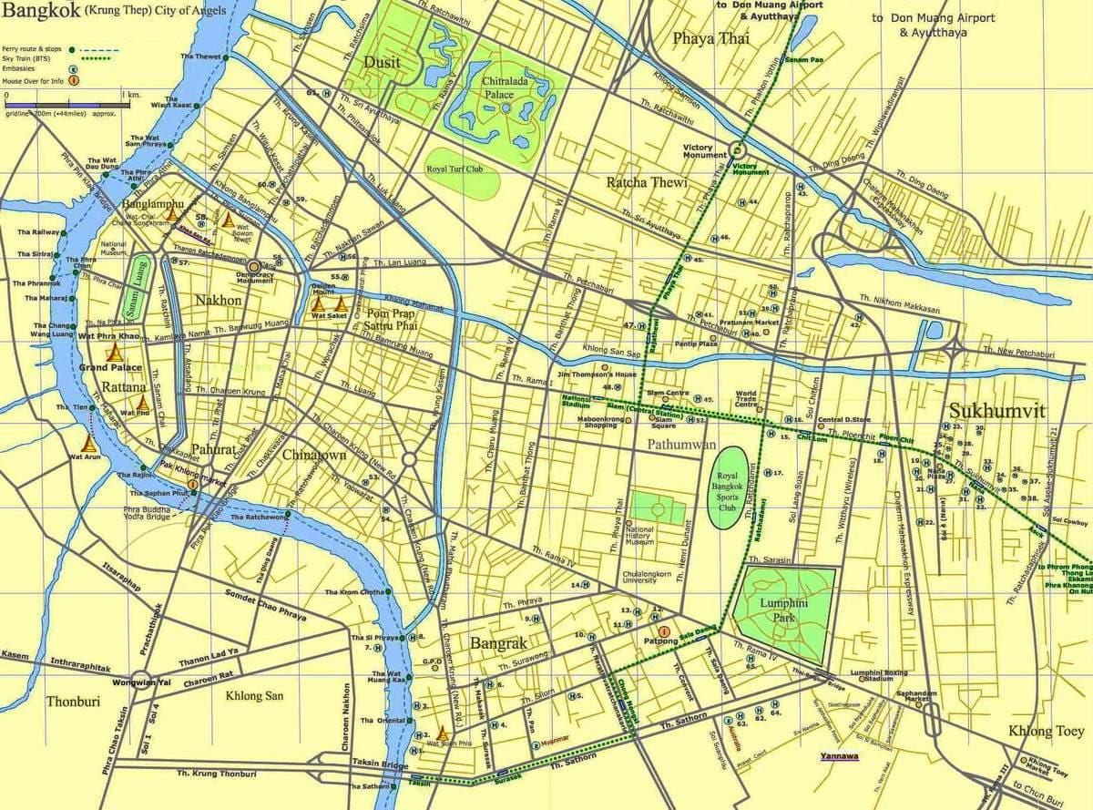 bangkok yol haritası
