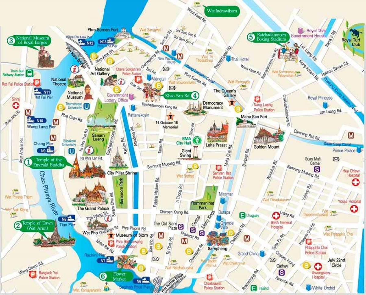 bangkok harita ziyaret yerleri 