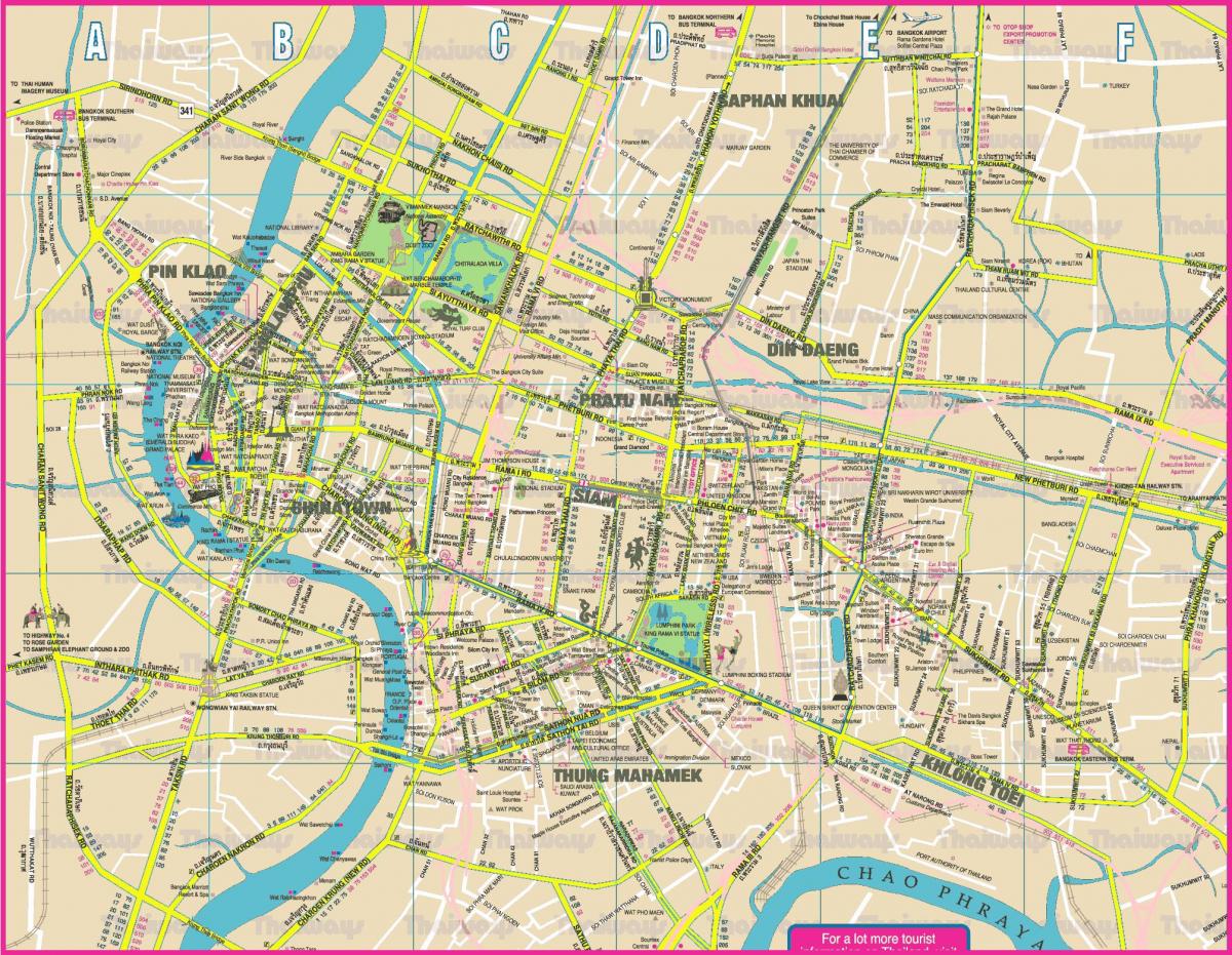 bangkok şehir haritası
