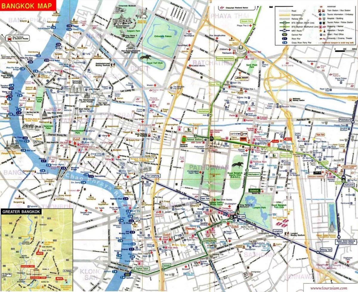 mbk bangkok haritası 