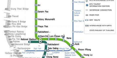 Bkk metronun haritası