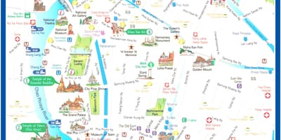 Bangkok seyahat rehberi harita