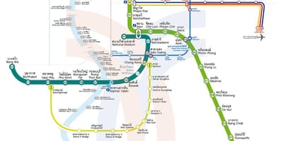 Mrt yol haritası bangkok haritası 